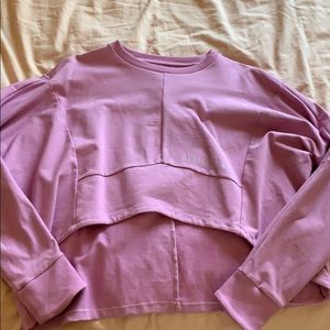 Gymshark cropped crew neck sweatshirt